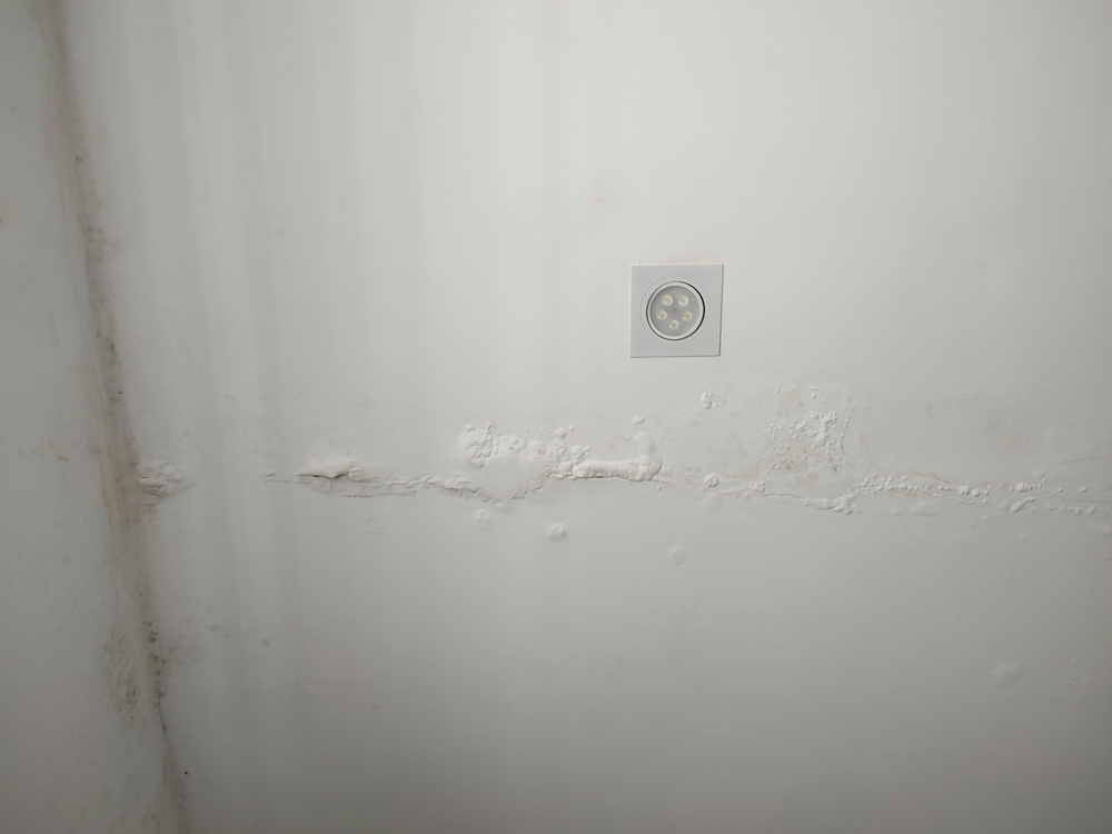 Photo of slab leak